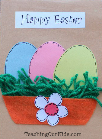 Easter card craft
