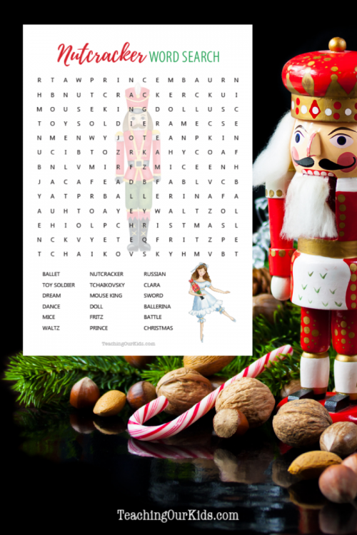 Christmas Nutcracker Word Search