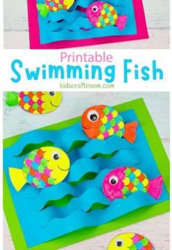 Swimming Fish Paper Craft