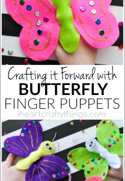 Butterfly Finger Puppets