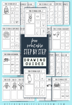 Easy Drawings for Kids - Step-by-Step Drawing Guides