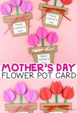Mother&#039;s Day Flower Pot Craft