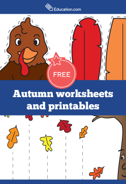 Free Autumn Worksheets and Printables
