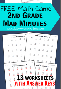 FREE 2nd Grade Math Worksheets