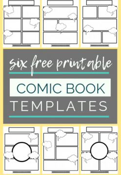 Comic Book Templates – Free Printable Pages