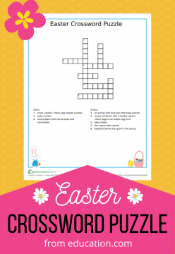 FREEBIE: Easter Crossword Puzzle