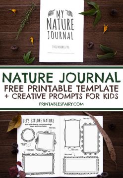 Printable Nature Journal for Kids