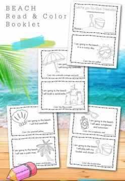 Free Beach Read and Color Booklet