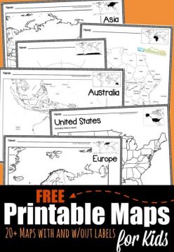 FREE Printable Blank Maps
