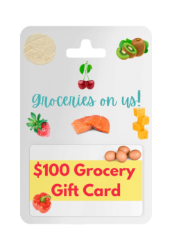 $100 Grocery Gift Card Giveaway