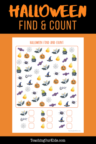 Halloween Find and Count Printable
