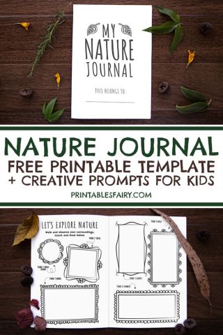 Printable Nature Journal for Kids