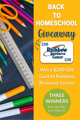 $200 Rainbow Resource Center Giveaway