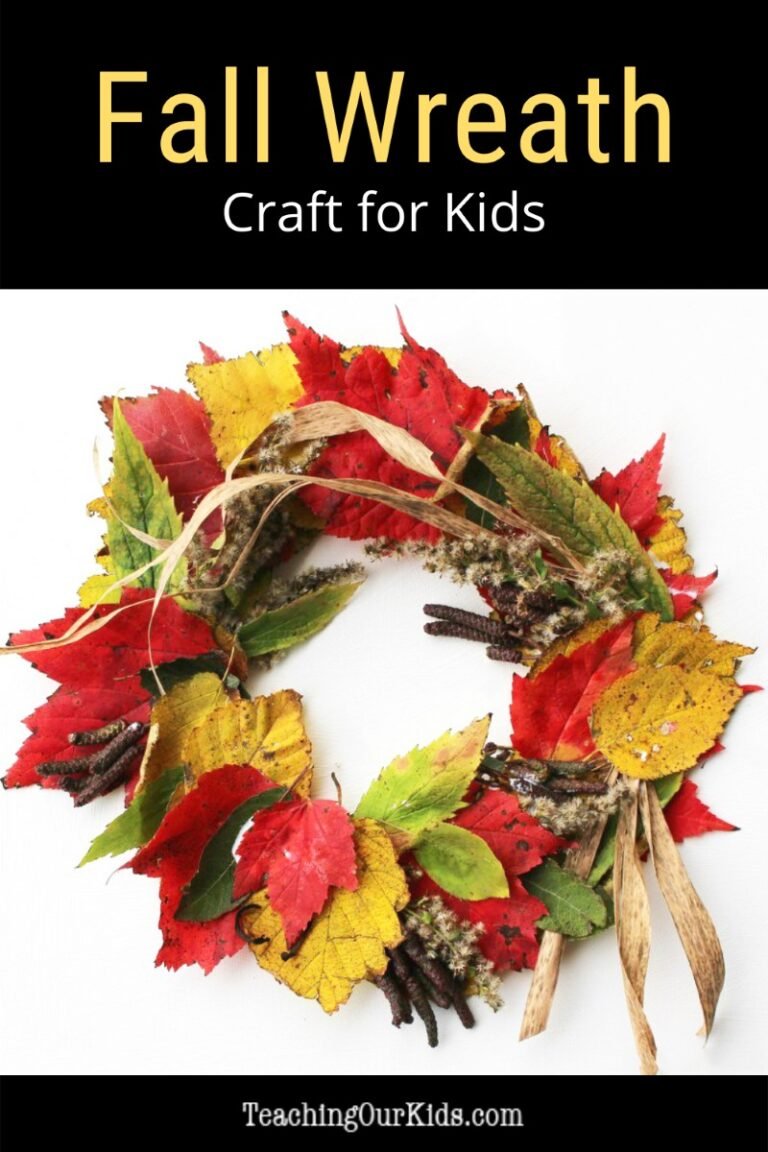 Fall Wreath Craft for Kids