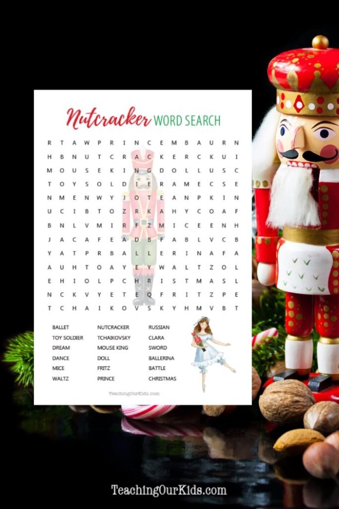 Printable Nutcracker Word Search