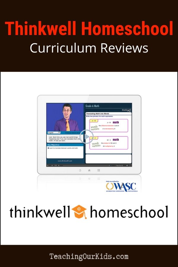 Thinkwell Homeschool Math Reviews
