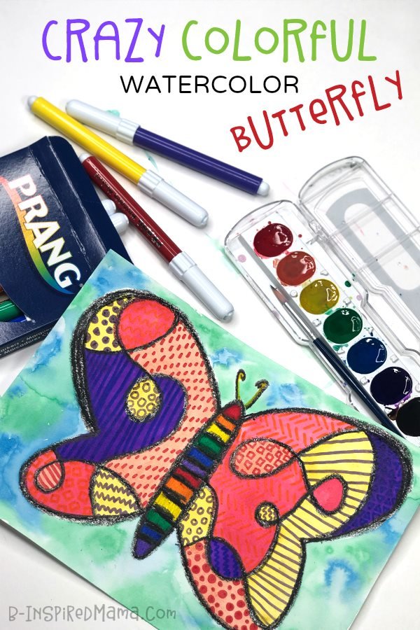 Watercolor Butterfly Painting Art Tutorial