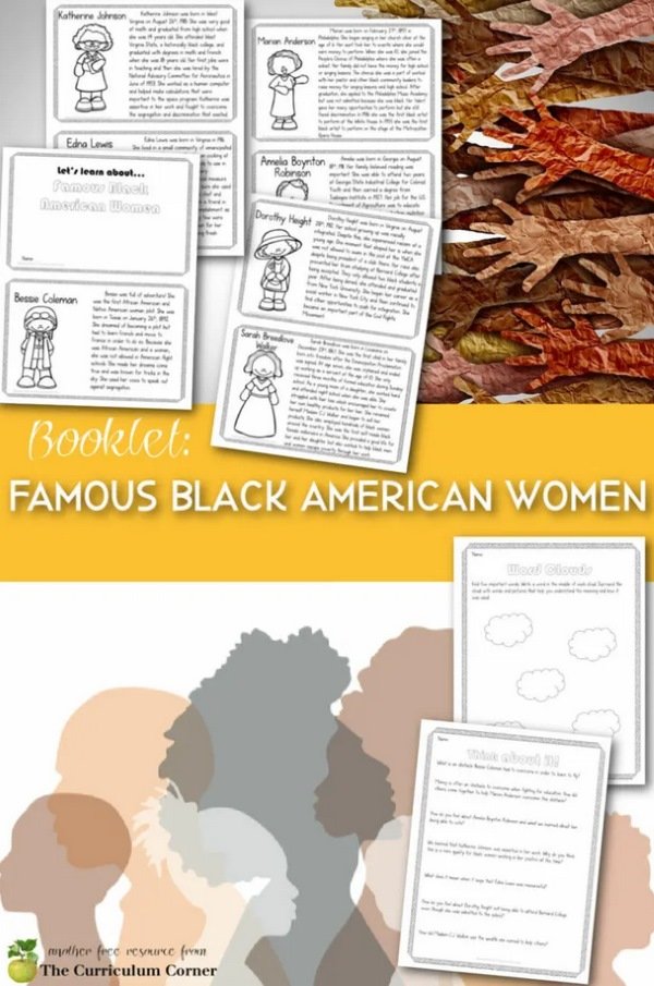 Famous Black American Women Booklet