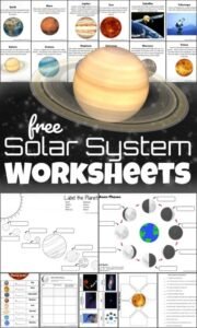 Free Solar System Worksheets - Teaching Our Kids