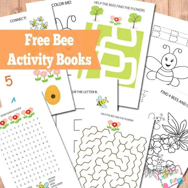 Free Printable Bee Activity Books