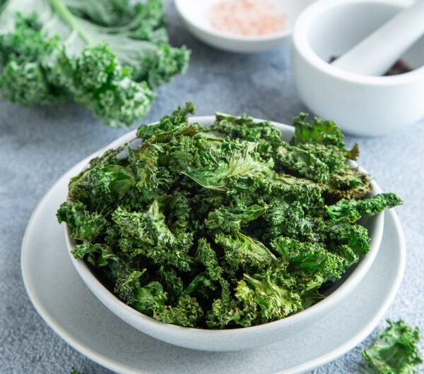 "Cheesy" Kale Chips