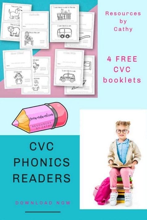 cvc phonics readers