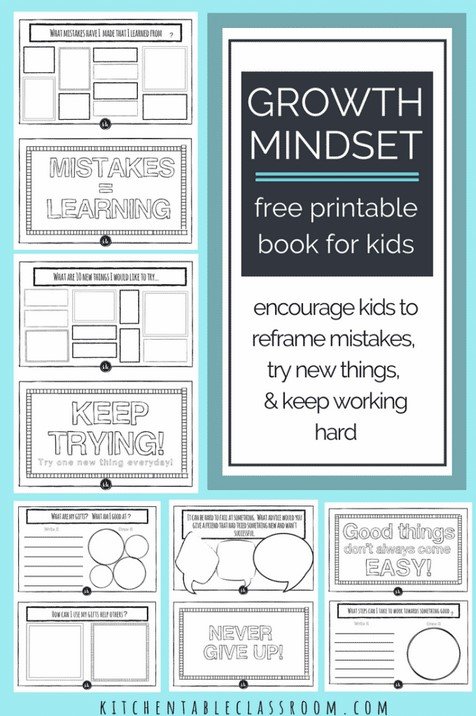 growth mindset printables