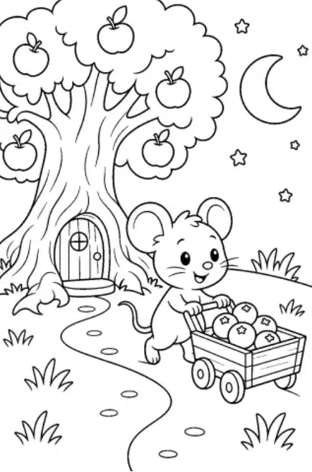Goodnight Little Hero Coloring Page